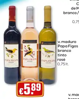 Bolama v. maduro papa figos branco tinto rosé promoção