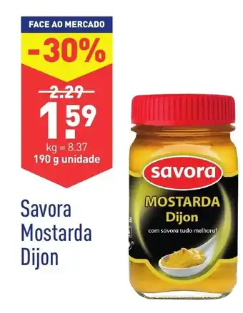 ALDI Savora Mostarda Dijon 190g promoção
