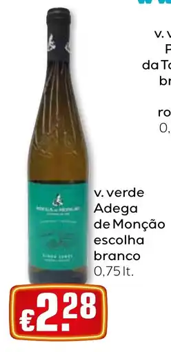 Bolama V. verde adega de monção escolha branco promoção