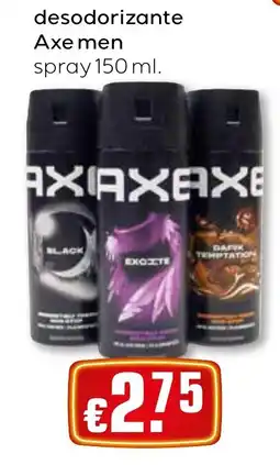 Bolama desodorizante axe men promoção