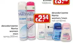 Bolama desodorante narta women/men roll-on 50 ml promoção