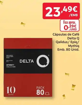 Cápsulas de Café Delta Q