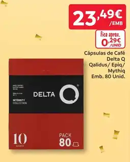 Amanhecer Cápsulas de Café Delta Q Qalidus/Epiq/Mythiq promoção