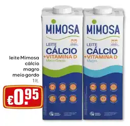 Bolama Leite mimosa cálculo magro meio gordo promoção
