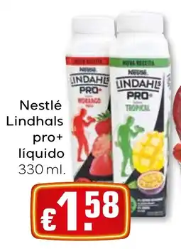 Bolama Nestlé Lindhals pro+ líquido promoção