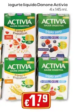 Bolama iogurte líquido Danone Activia promoção