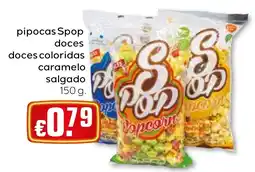 Bolama Pipocas spop doces coloridas caramelo salgado promoção