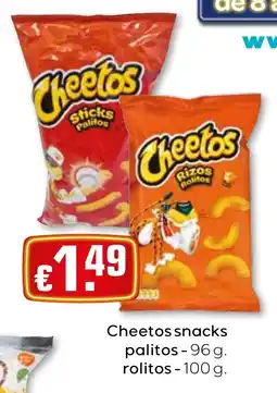 Bolama Cheetos snacks promoção