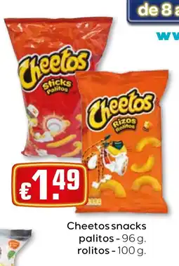 Bolama Cheetos snacks promoção