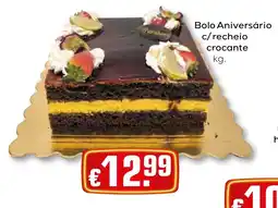 Bolama Bolo aniversário c/recheio crocante promoção