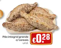 Bolama Pão integral grande c/ cereais promoção