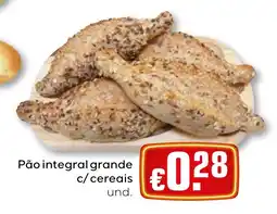 Bolama Pão integral grande c/ cereais promoção