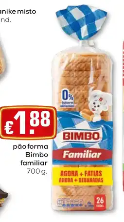 Bolama Pão forma bimbo familiar promoção
