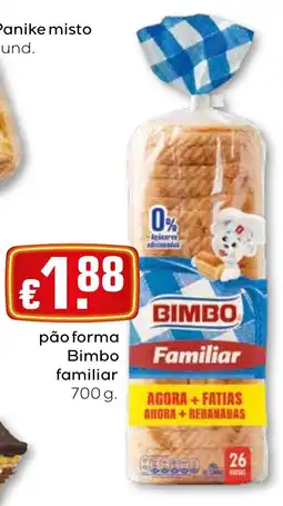 Bolama pão forma bimbo familiar promoção