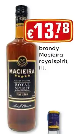 Bolama brandy macieira royal spirit promoção