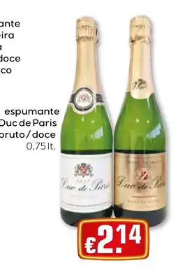 Bolama espumante duc de paris toruto/doce promoção