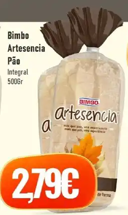 Belita Bimbo Artesencia Pão Integral promoção