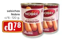 Bolama Salsichas nobre promoção