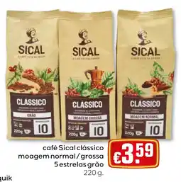 Bolama café Sical clássico promoção