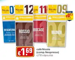 Bolama café nicola (comp. nespresso) promoção