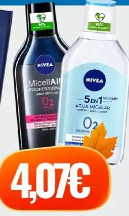 Belita Nivea micellair profissional agua micelar promoção