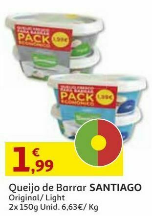 Auchan Queijo santiago promoção