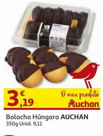Auchan Bolacha húngara auchan:350 gr promoção