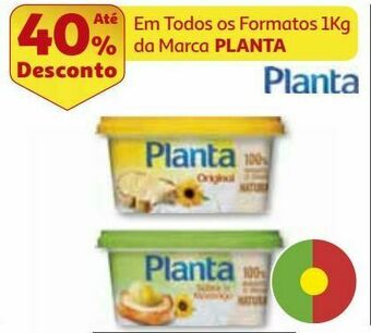 Auchan Creme vegetal planta promoção