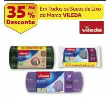 Auchan Sacos de lixo vileda promoção
