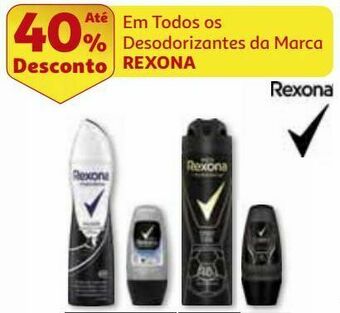 Auchan Deo spray rexona men promoção