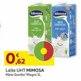 Auchan Leite uht mimosa promoção