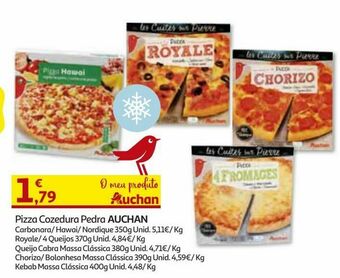 Auchan Pizza cozedura pedra auchan promoção