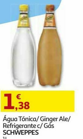 Auchan Agua tonica schweppes promoção