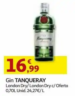 Auchan Gin tanqueray:london dry 0,70 l promoção