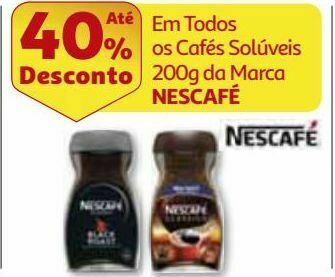 Auchan Cafe soluvel nescafé promoção