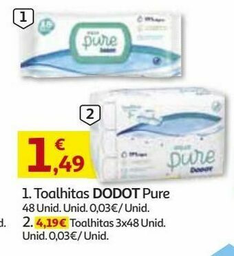 Auchan Toalhitas dodot promoção