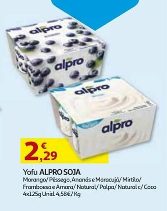 Auchan Yofu alpro promoção