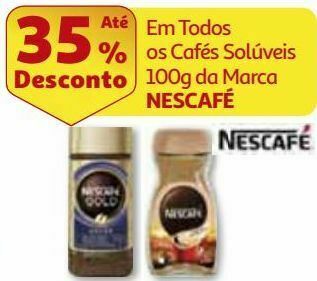 Auchan Café solúvel nescafé promoção
