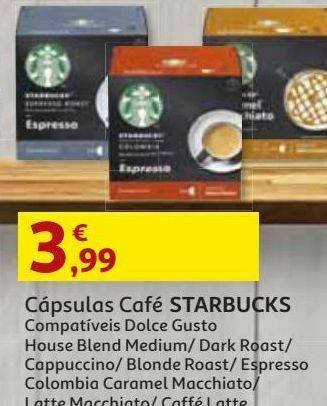 Auchan Cápsulas starbucks promoção