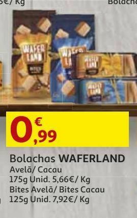 Auchan Bolachas waferland promoção