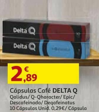 Cápsulas café delta q