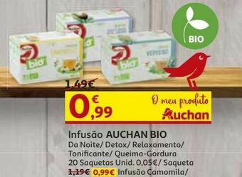 Auchan Infusão auchan bio promoção