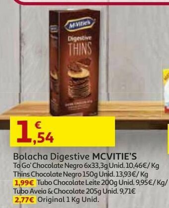 Auchan Bolacha digestive mcvitie's promoção