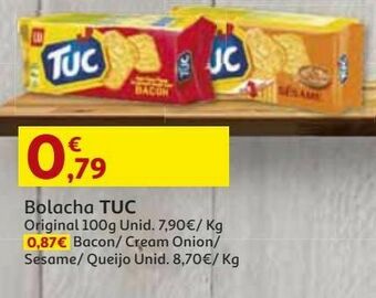Auchan Bolacha tuc promoção