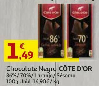 Auchan Chocolate côte d'or promoção
