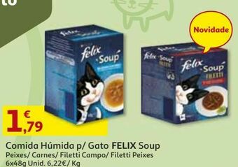 Auchan Comida húmida gato felix promoção