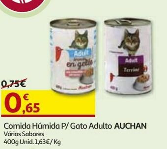 Auchan Comida húmida para gato auchan promoção