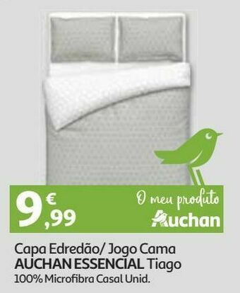 Auchan Capa edredão auchan essencial promoção