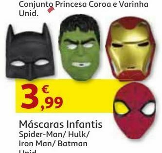 Auchan Máscara promoção