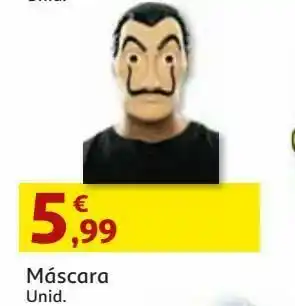 Auchan Mascara casa de papel topbrands promoção